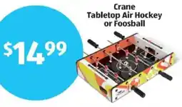 Aldi Crane Tabletop Air Hockey or Foosball offer