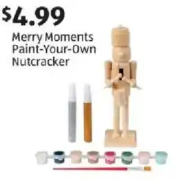 Aldi Merry Moments Paint-Your-Own Nutcracker offer