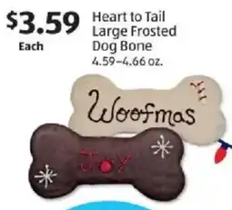 Aldi Heart to tail large frosted dog bone offer
