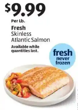 Aldi Fresh Skinless Atlantic Salmon offer