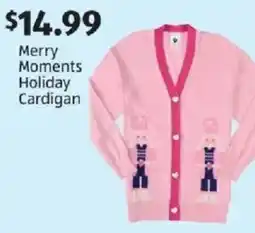 Aldi Merry Moments Holiday Cardigan offer
