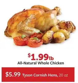 Fareway All-Natural Whole Chicken offer
