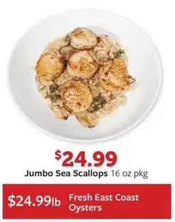 Fareway Jumbo Sea Scallops offer