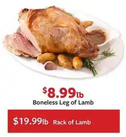 Fareway Boneless Leg of Lamb offer