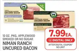 Kings Food Markets NIMAN RANCH UNCURED BACON offer
