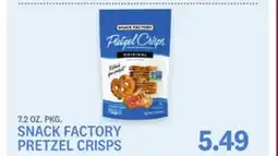 Kings Food Markets SNACK FACTORY PRETZEL CRISPS offer