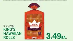 Kings Food Markets KING'S HAWAIIAN ROLLS offer