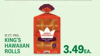 Kings Food Markets KING'S HAWAIIAN ROLLS offer