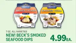 Kings Food Markets BECK'S SMOKED SEAFOOD DIPS offer