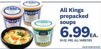 Kings Food Markets All Kings prepacked soups offer