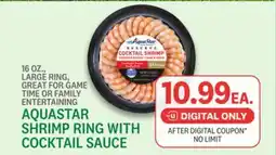 Kings Food Markets AQUASTAR SHRIMP RING WITH COCKTAIL SAUCE offer