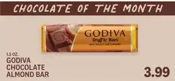 Kings Food Markets GODIVA CHOCOLATE ALMOND BAR offer