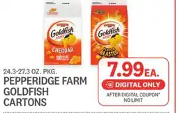 Kings Food Markets PEPPERIDGE FARM GOLDFISH CARTONS offer