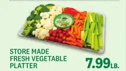 Kings Food Markets STORE MADE FRESH VEGETABLE PLATTER offer