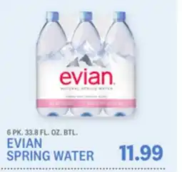 Kings Food Markets EVIAN SPRING WATER offer