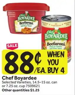 Stop&Shop Chef Boyardee offer