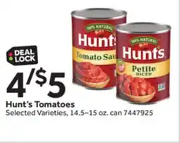 Stop&Shop Hunt's Tomatoes offer