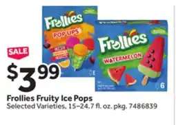 Stop&Shop Frollies Fruity Ice Pops offer