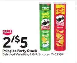 Stop&Shop Pringles Party Stack offer