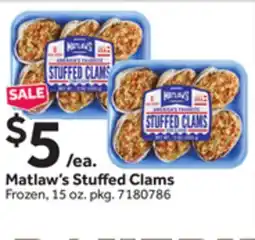 Stop&Shop Matlaw's Stuff ed Clams offer