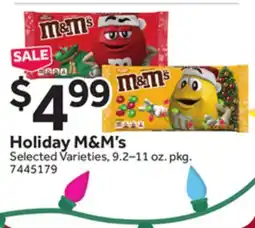 Stop&Shop Holiday M&M's offer