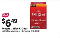 Stop&Shop Folgers Coffee K-Cups offer
