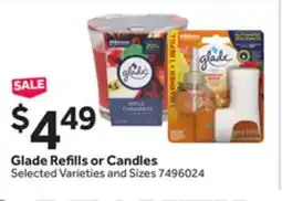 Stop&Shop Glade Refills or Candles offer