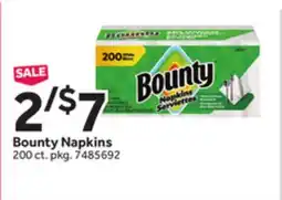 Stop&Shop Bounty Napkins offer