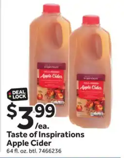 Stop&Shop Taste of Inspirations Apple Cider offer
