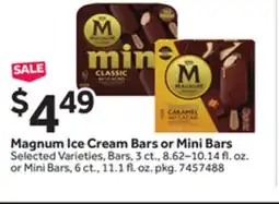 Stop&Shop Magnum Ice Cream Bars or Mini Bars offer