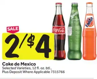 Stop&Shop Coke de Mexico offer