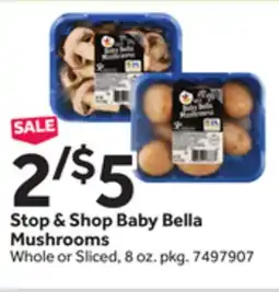 Stop&Shop Stop & Shop Baby Bella Mushrooms offer