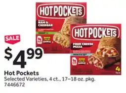 Stop&Shop Hot Pockets offer