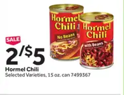 Stop&Shop Hormel Chili offer