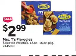 Stop&Shop Mrs. T's Pierogies offer