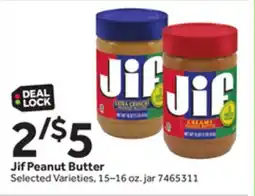 Stop&Shop Jif Peanut Butter offer
