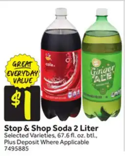 Stop&Shop Stop & Shop Soda 2 Liter offer