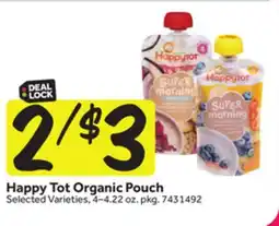 Stop&Shop Happy Tot Organic Pouch offer