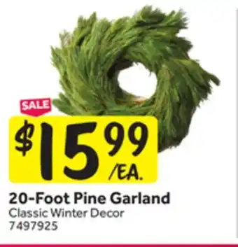 Stop&Shop 20-Foot Pine Garland offer