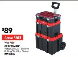 Lowe's VERSASTACK System Rolling Tool Box Tower offer