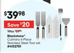 Lowe's Culinary 6-Piece Stainless Steel Tool set offer