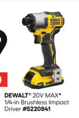 Lowe's 20V MAXF 1/4-in Brushless Impact Driver offer