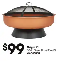 Lowe's Origin 21 30-in Steel Bowl Fire Pit offer