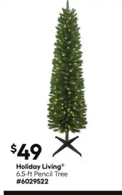 Lowe's Holiday Living 6.5-ft Pencil Tree offer