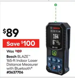 Lowe's BLAZE 165-ft Indoor Laser Distance Measurer with Bluetooth offer