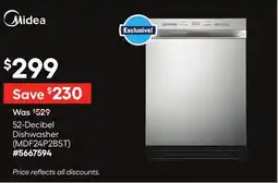 Lowe's 52-Decibel Dishwasher offer