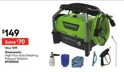 Lowe's High Flow Auto Detailing Pressure Washer offer