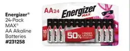 Lowe's 24-Pack MAX AA Alkaline Batteries offer