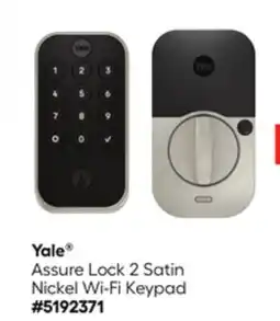 Lowe's Assure Lock 2 Satin Nickel Wi-Fi Keypad offer