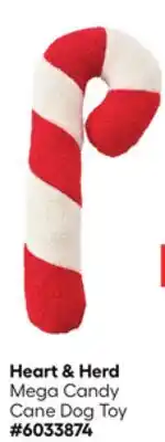 Lowe's Heart & Hard Mega Candy Cane Dog Toy offer